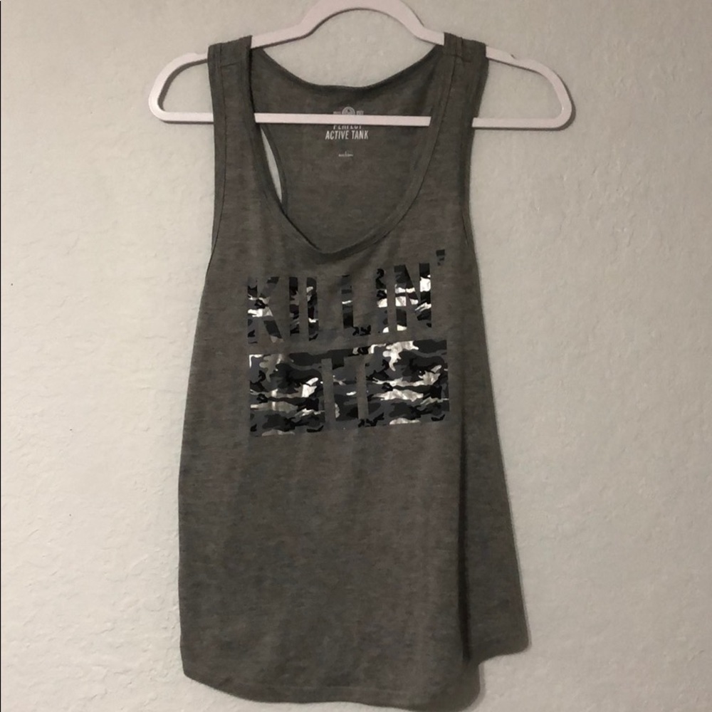 SO Active Gray Tee Killin It Size L